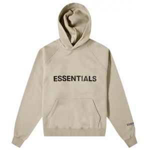 Essentials fear of god hoodie size M color: dark tan